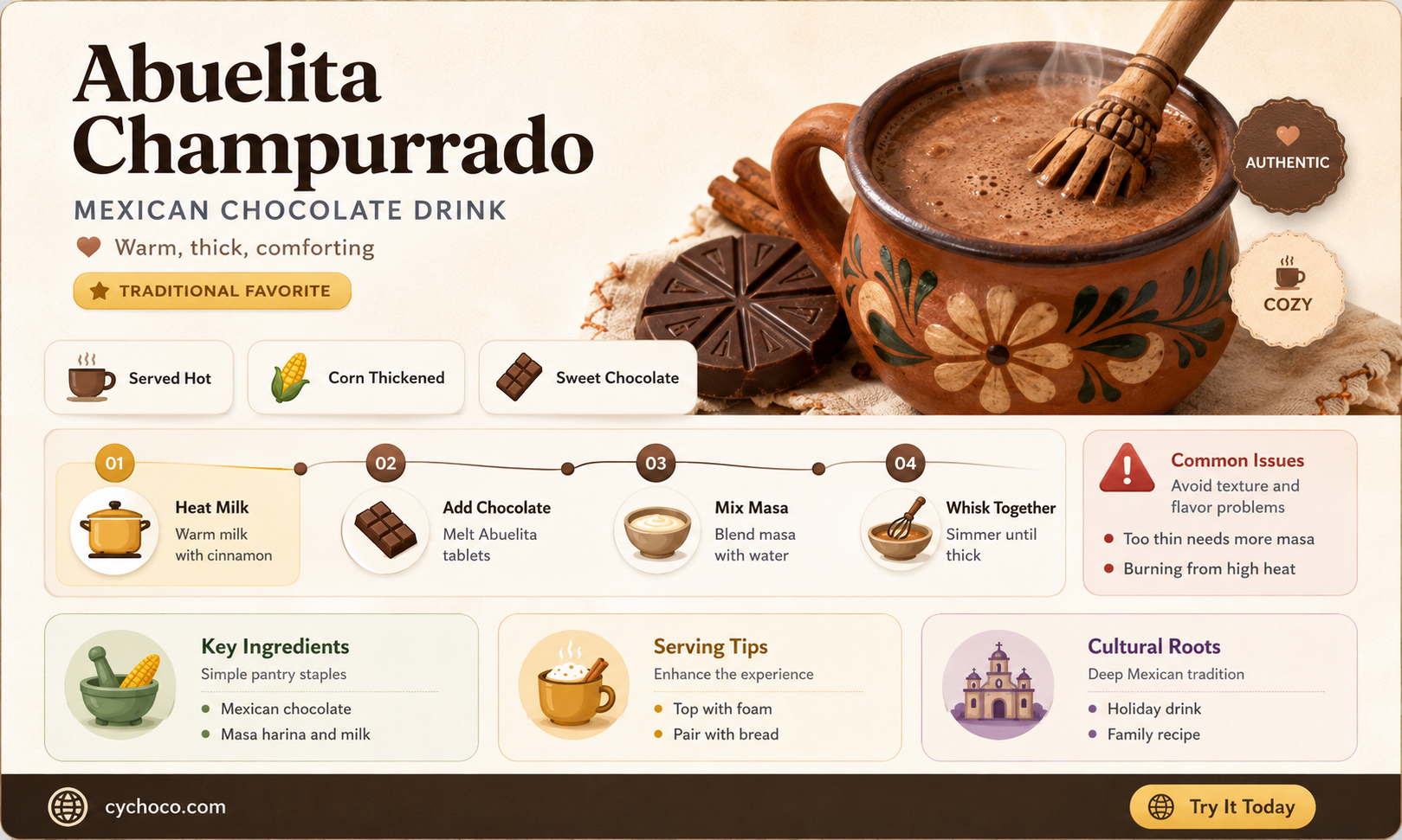 how to make champurrado with abuelita chocolate
