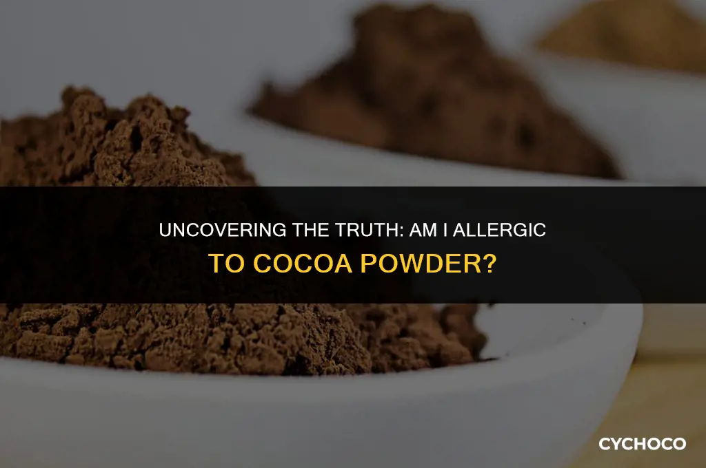 am i allergic to cocoa powder
