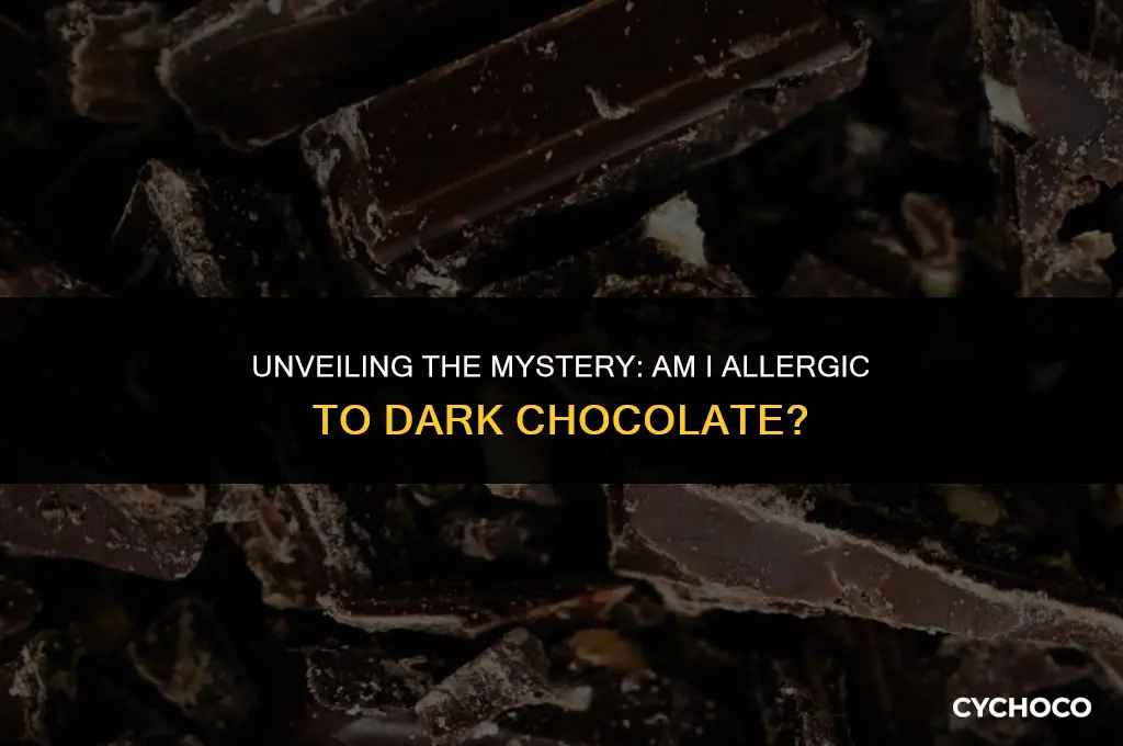 am i allergic to dark chocolate