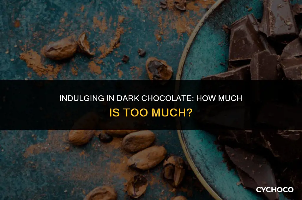 am i eating too much dark chocolate