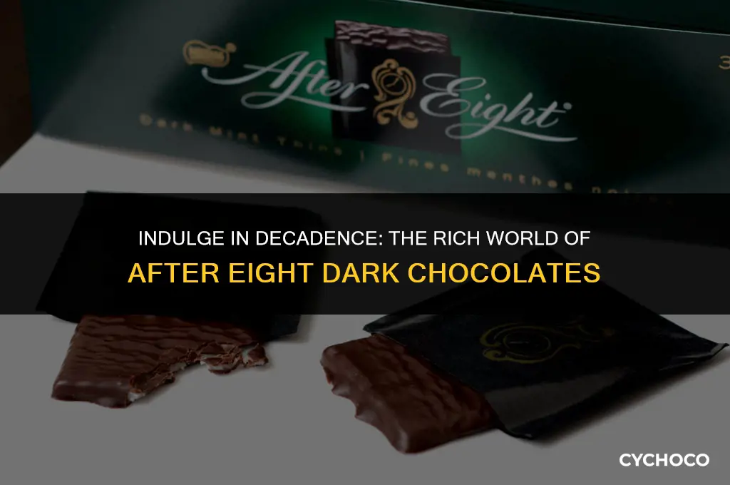 are after eights dark chocolate