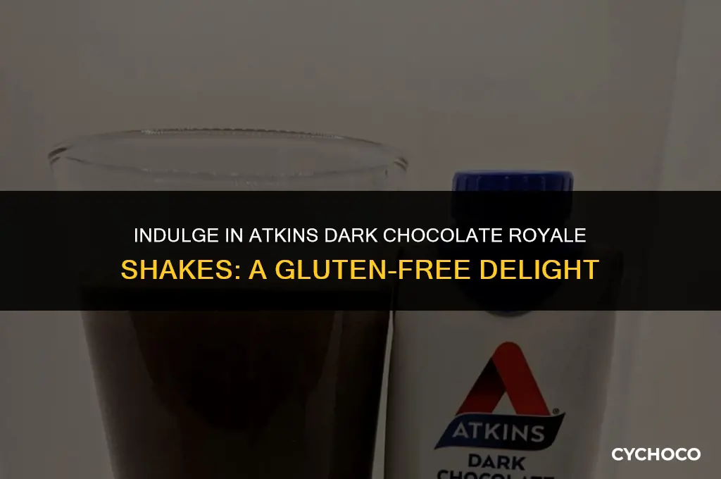 are atkins dark chocolate royale shakes gluten free