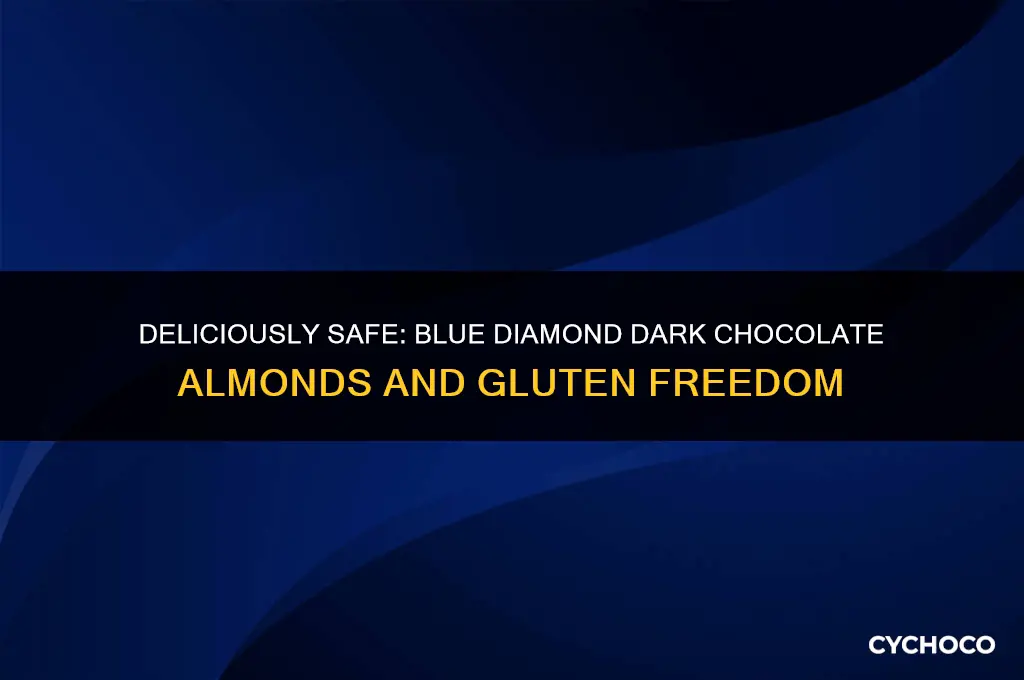 are blue diamond dark chocolate almonds gluten free
