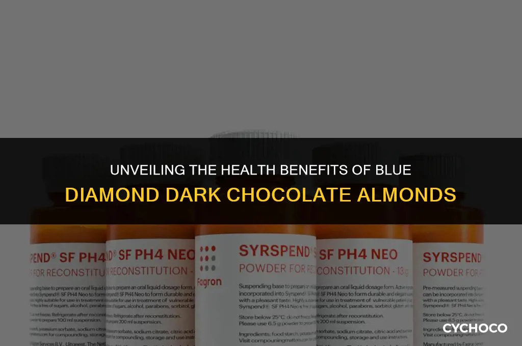 are blue diamond dark chocolate almonds healthy