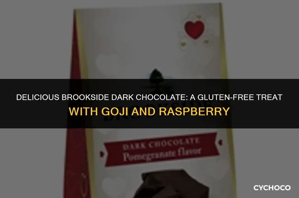 are brookside dark chocolate goji raspberry gluten free