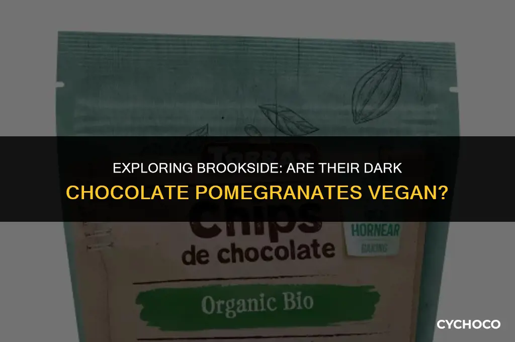 are brookside dark chocolate pomegranate vegan