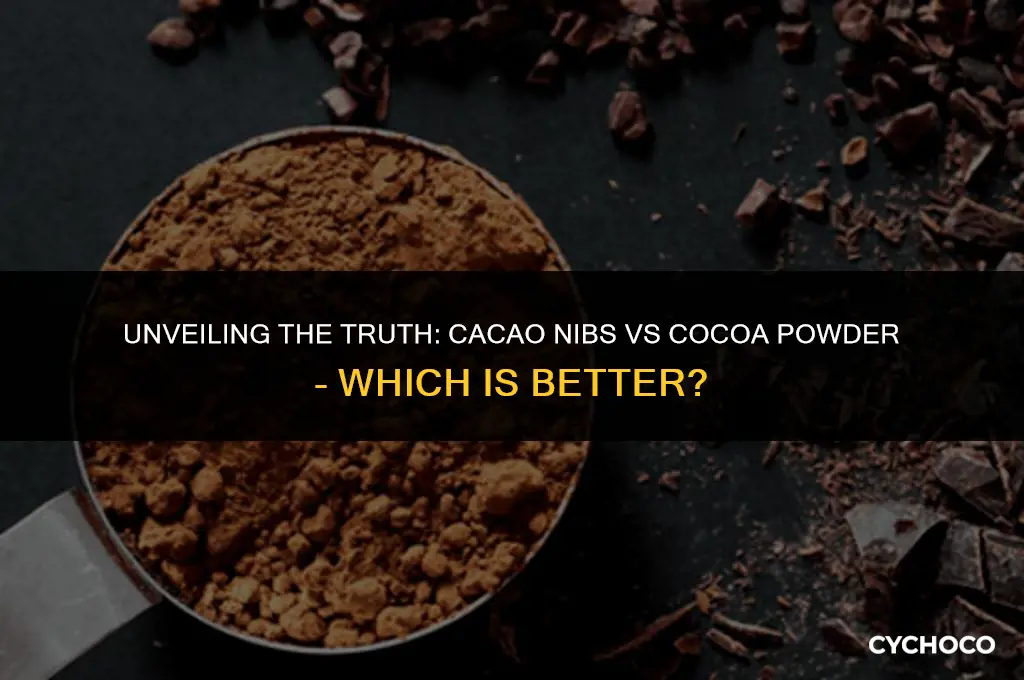 are cacao nibs better than cocoa powder
