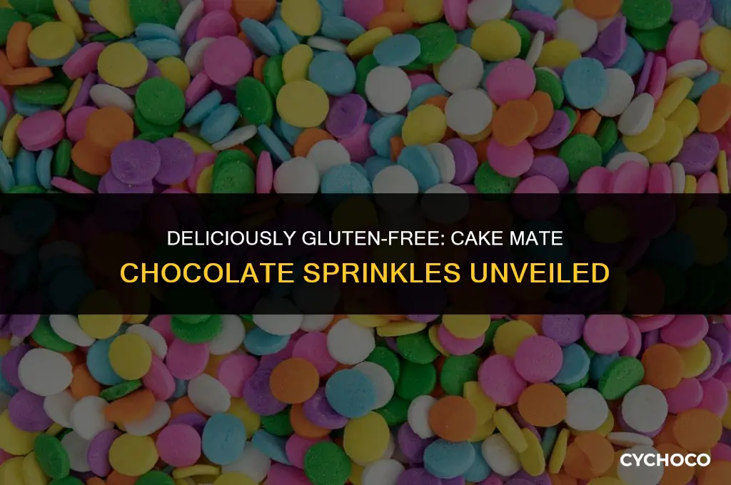 are cake mate chocolate sprinkles gluten free