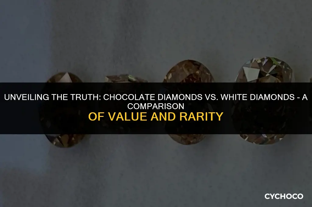 are chocolate diamonds as valuable as white diamonds