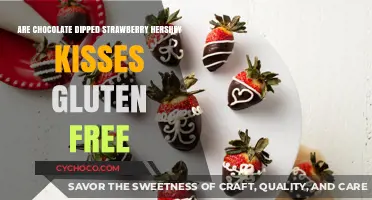 Deliciously Gluten-Free: Chocolate Dipped Strawberry Hershey Kisses