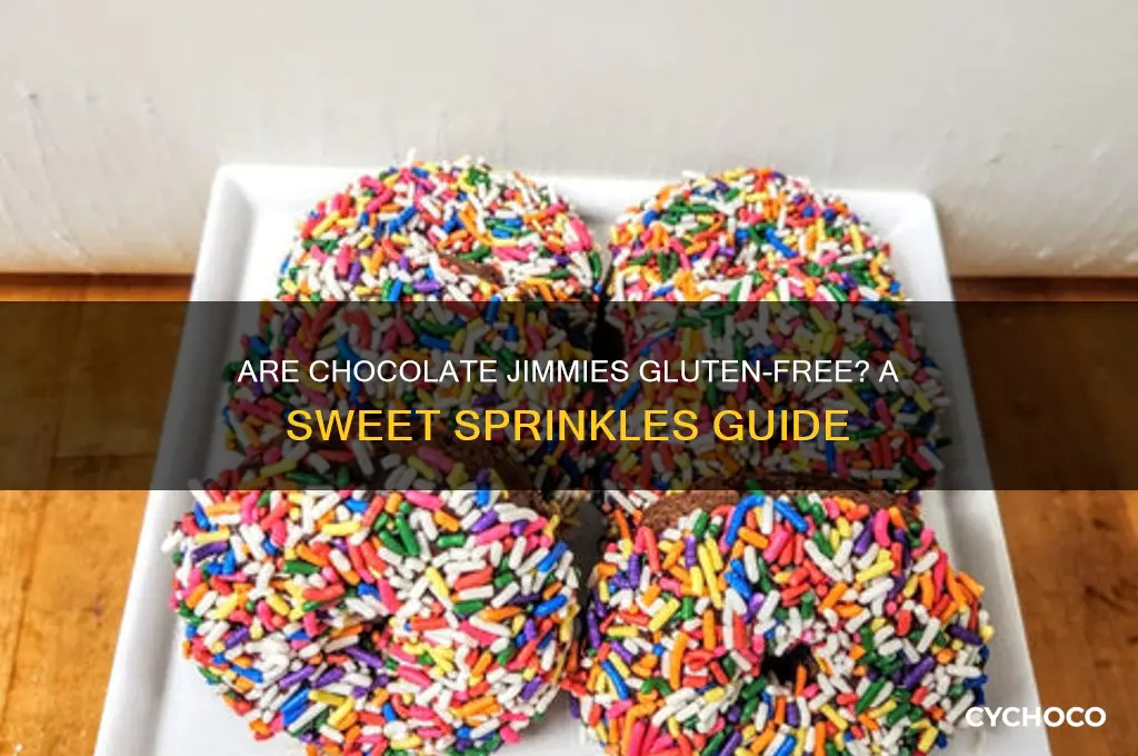 are chocolate jimmies gluten free