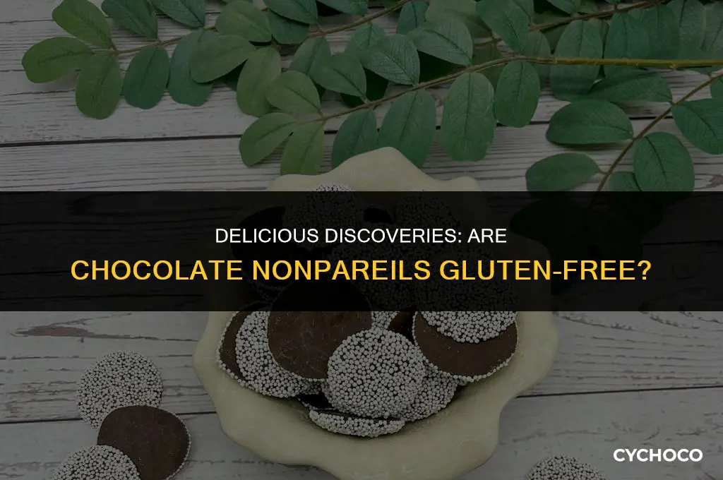 are chocolate nonpareils gluten free