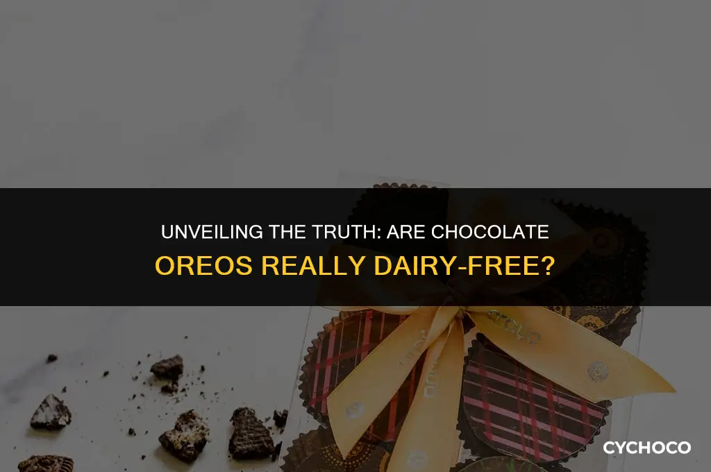 are chocolate oreos dairy free