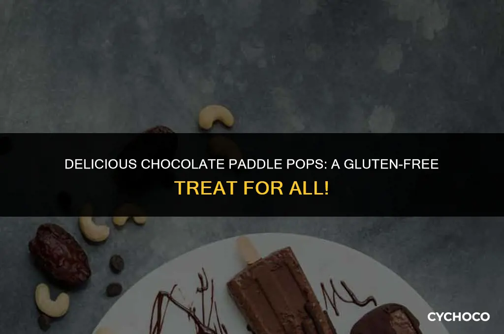 are chocolate paddle pops gluten free