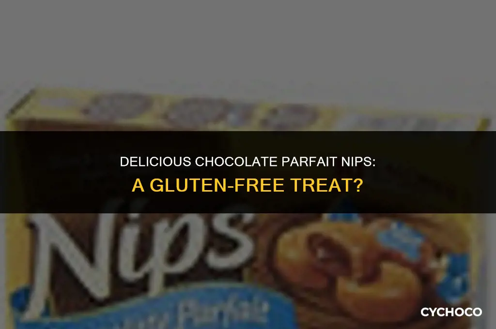 are chocolate parfait nips gluten free