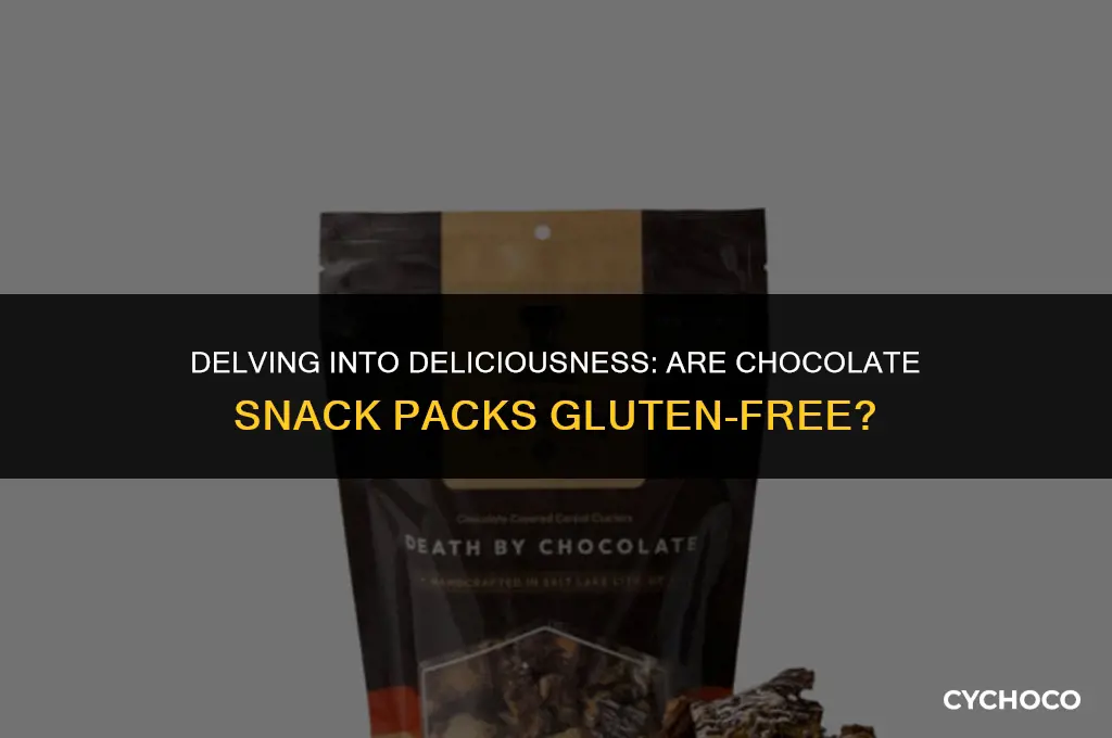 are chocolate snack packs gluten free