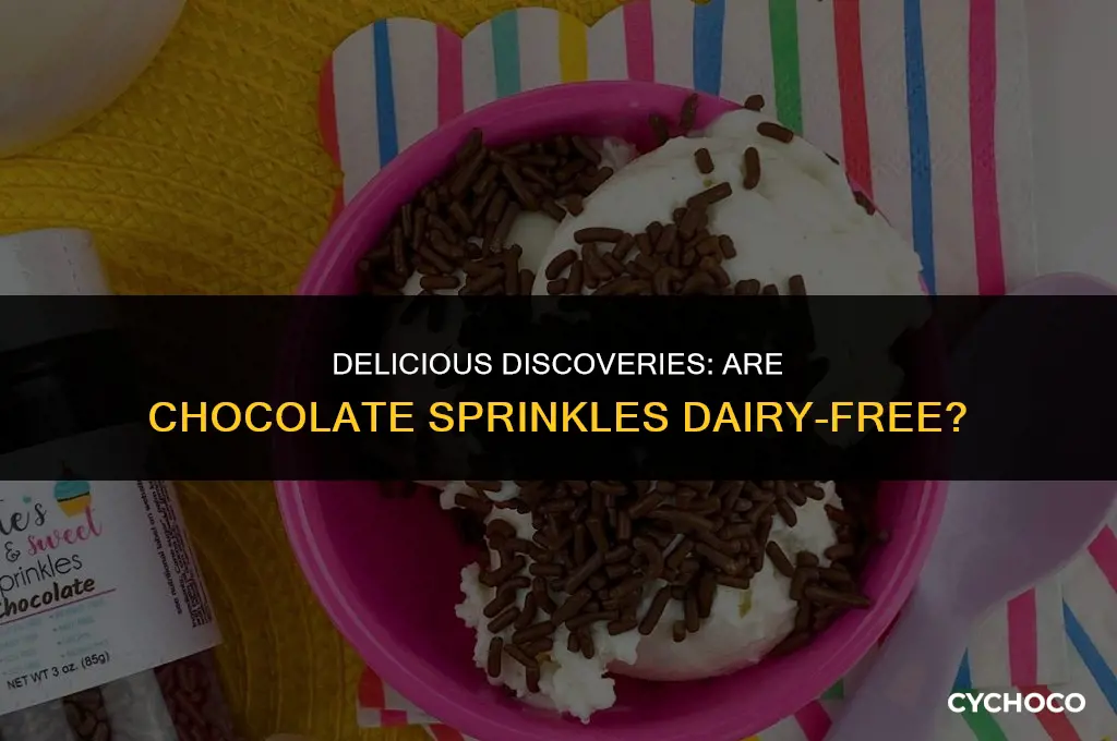 are chocolate sprinkles dairy free