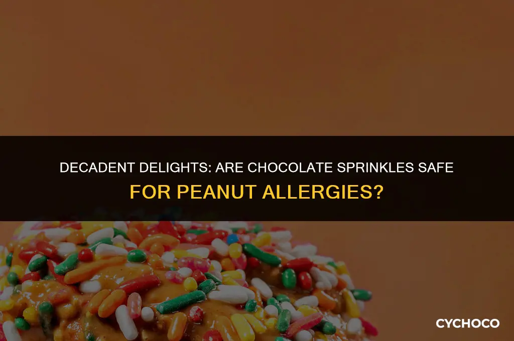 are chocolate sprinkles peanut-free