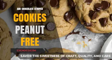 Delicious Chocolate Striped Cookies: A Peanut-Free Treat?