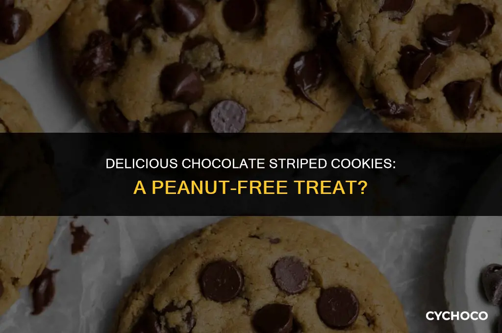 are chocolate striped cookies peanut free