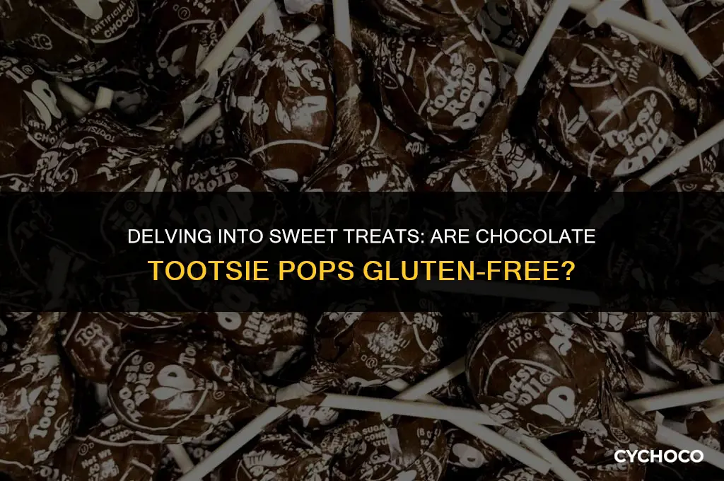 are chocolate tootsie pops gluten free