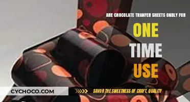 Can Chocolate Transfer Sheets Be Reused or Are They One-Time Use?