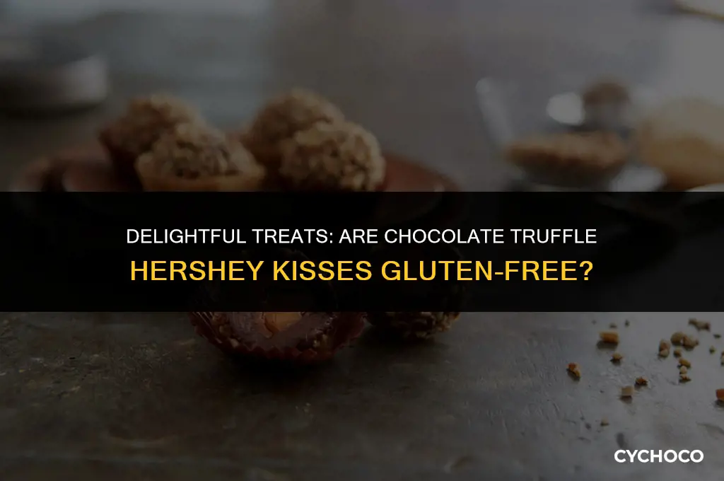 are chocolate truffle hershey kisses gluten free