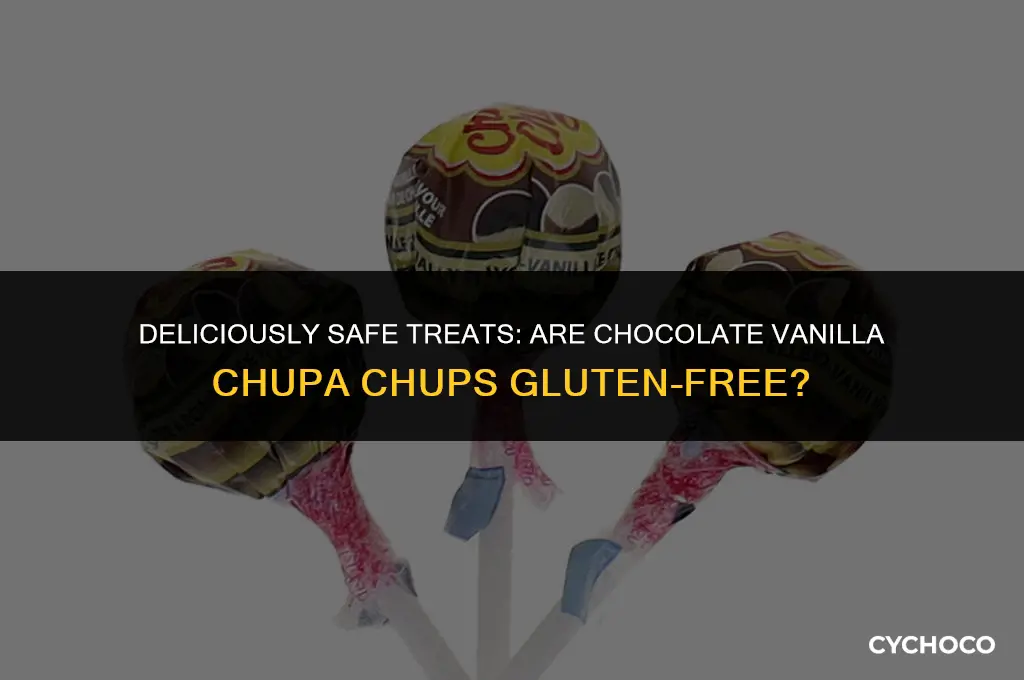 are chocolate vanilla chupa chups gluten free