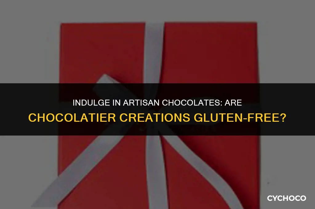 are chocolatier chocolates gluten free