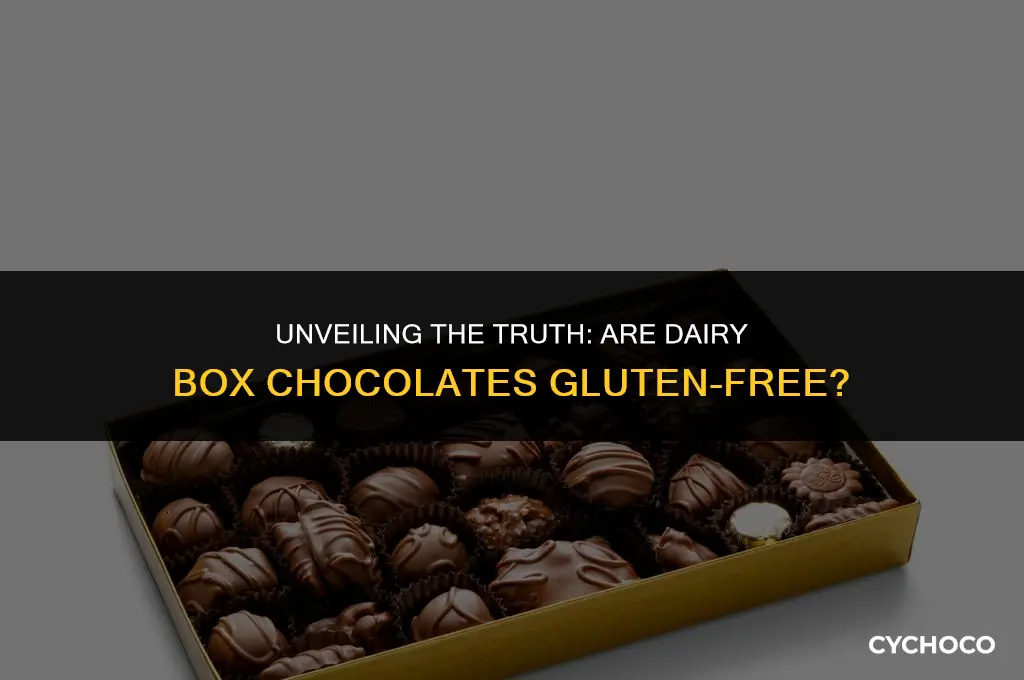 are dairy box chocolates gluten free