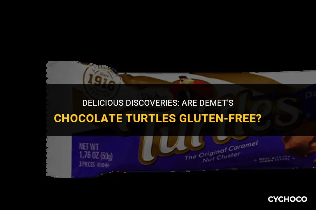 are demets chocolate turtles gluten free