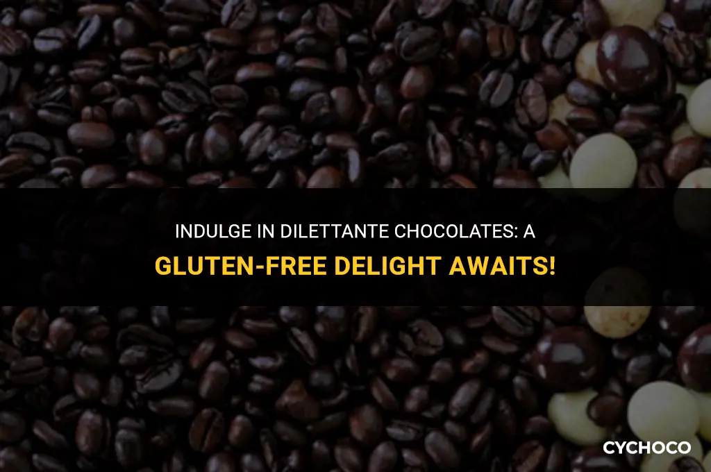 are dilettante chocolates gluten free