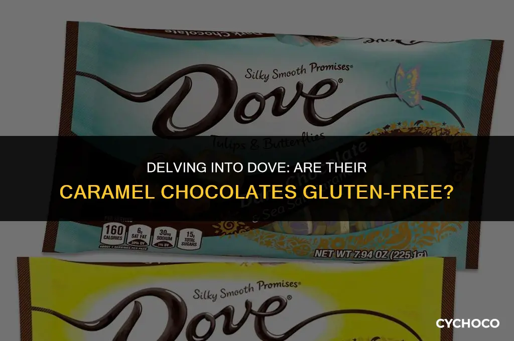 are dove caramel chocolates gluten free