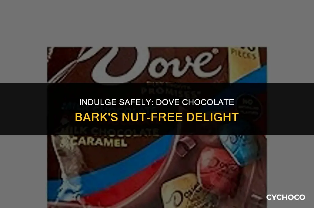are dove chocolate bark candy nut and tree nut free