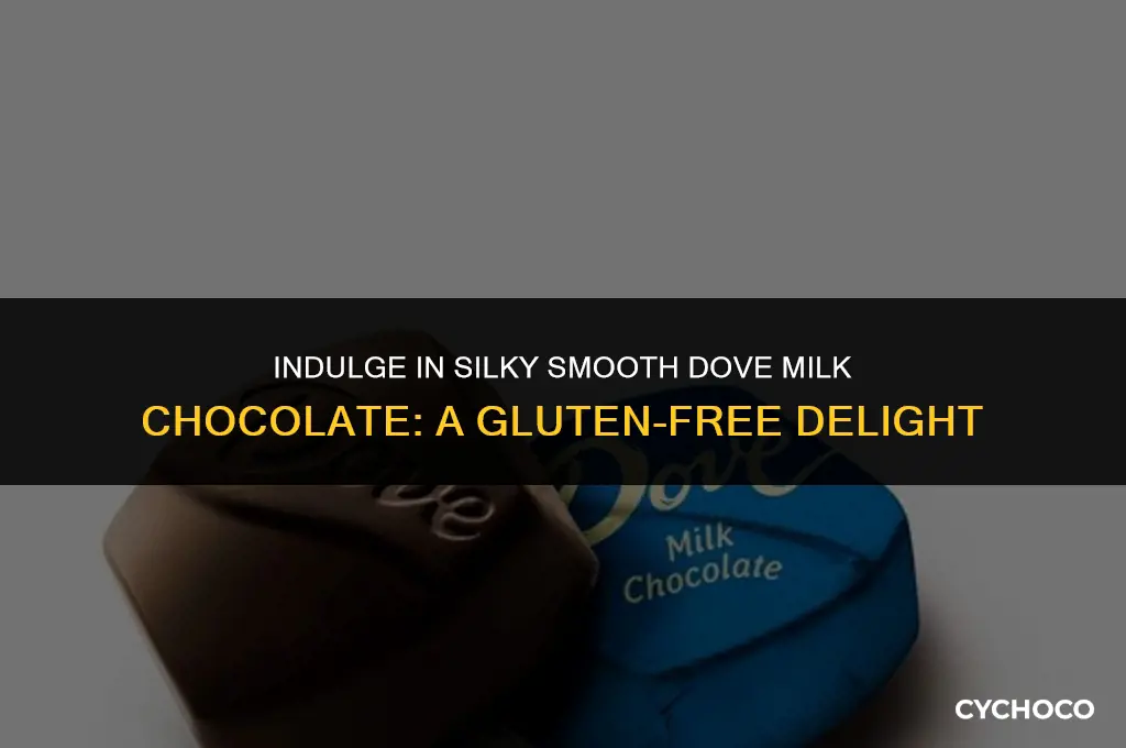 are dove milk chocolate silky smooth promises gluten free