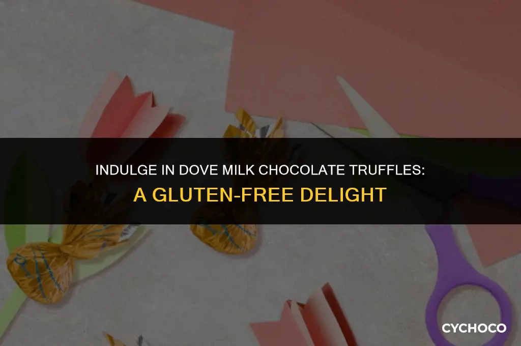are dove milk chocolate truffles gluten free