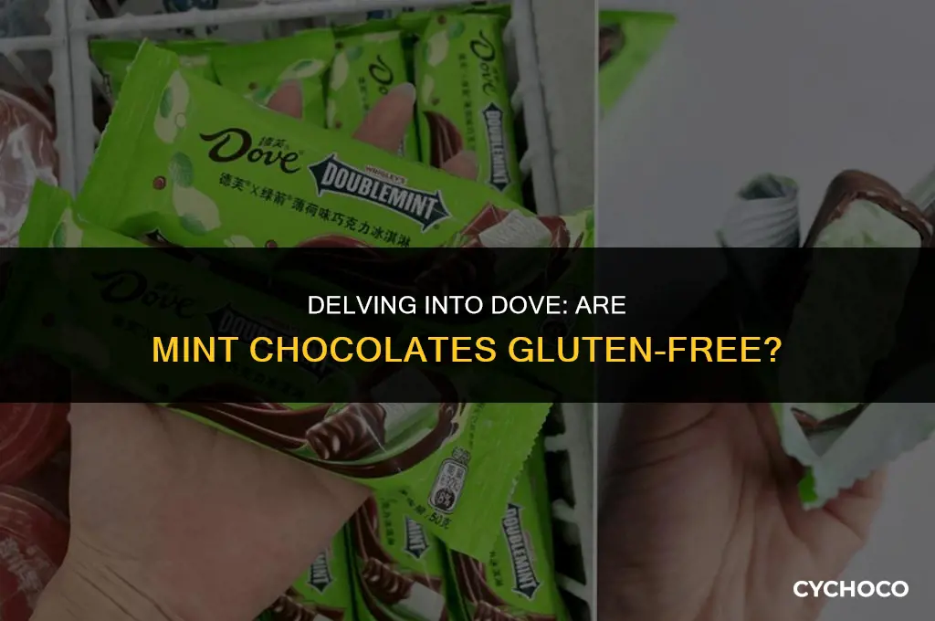 are dove mint chocolates gluten free
