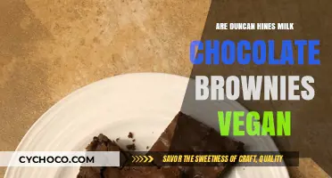 Duncan Hines Milk Chocolate Brownies: A Vegan's Delight?