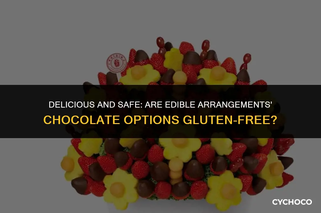 are edible arrangrments chocolate gluten free
