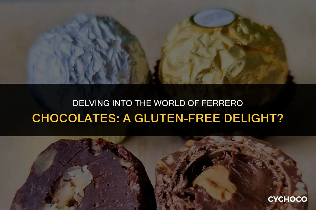 are ferrero chocolates gluten free