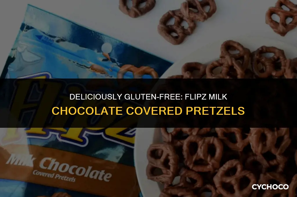 are flipz milk chocolate covered pretzels gluten free