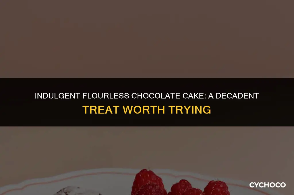 are flourless chocolate cakes any good