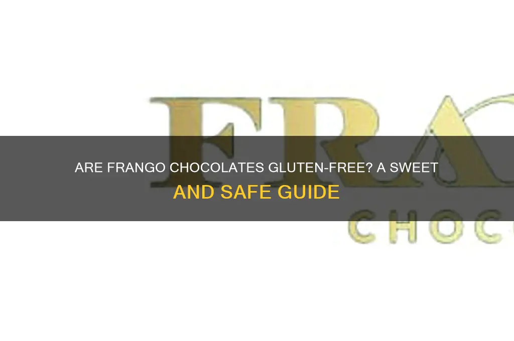are frango chocolates gluten free