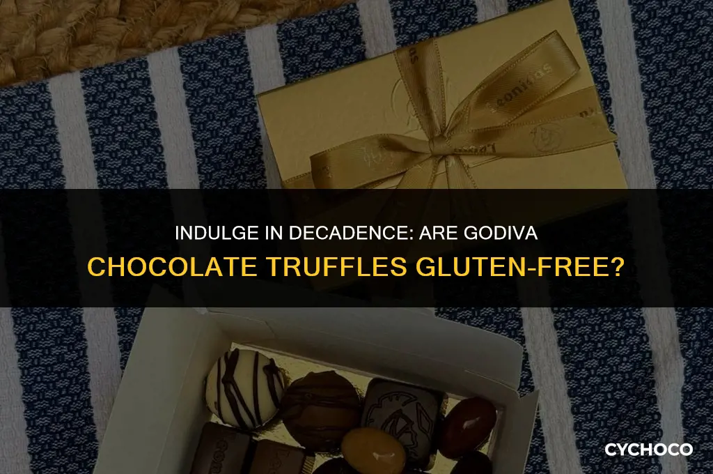 are godiva chocolate truffles gluten free
