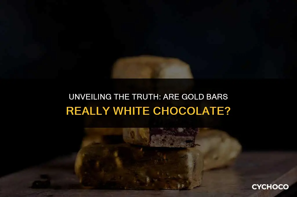 are gold bars white chocolate