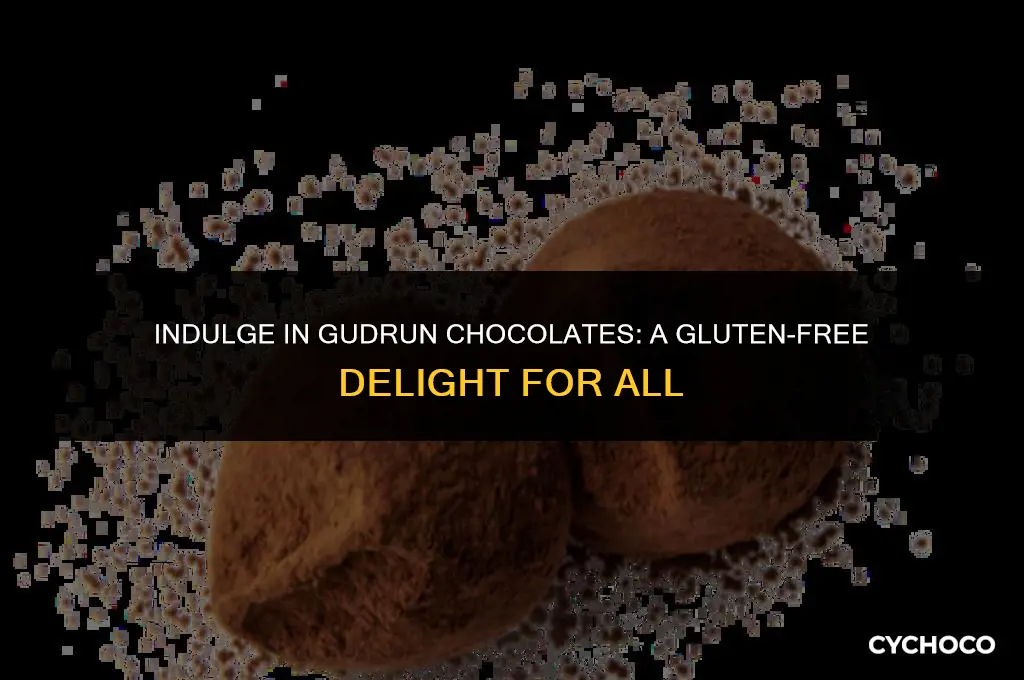 are gudrun chocolates gluten free