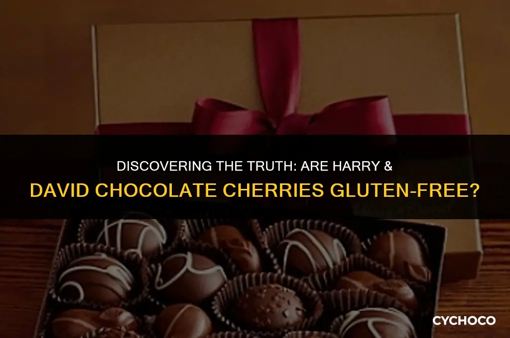 are harry and david chocolate cherries gluten free