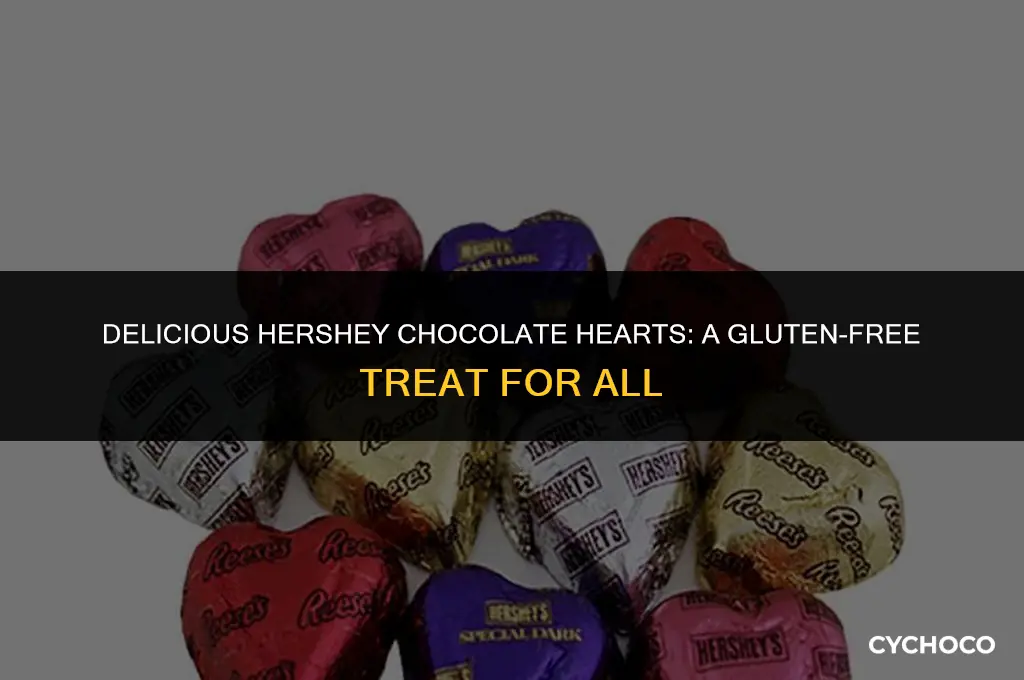 are hershey chocolate hearts gluten free