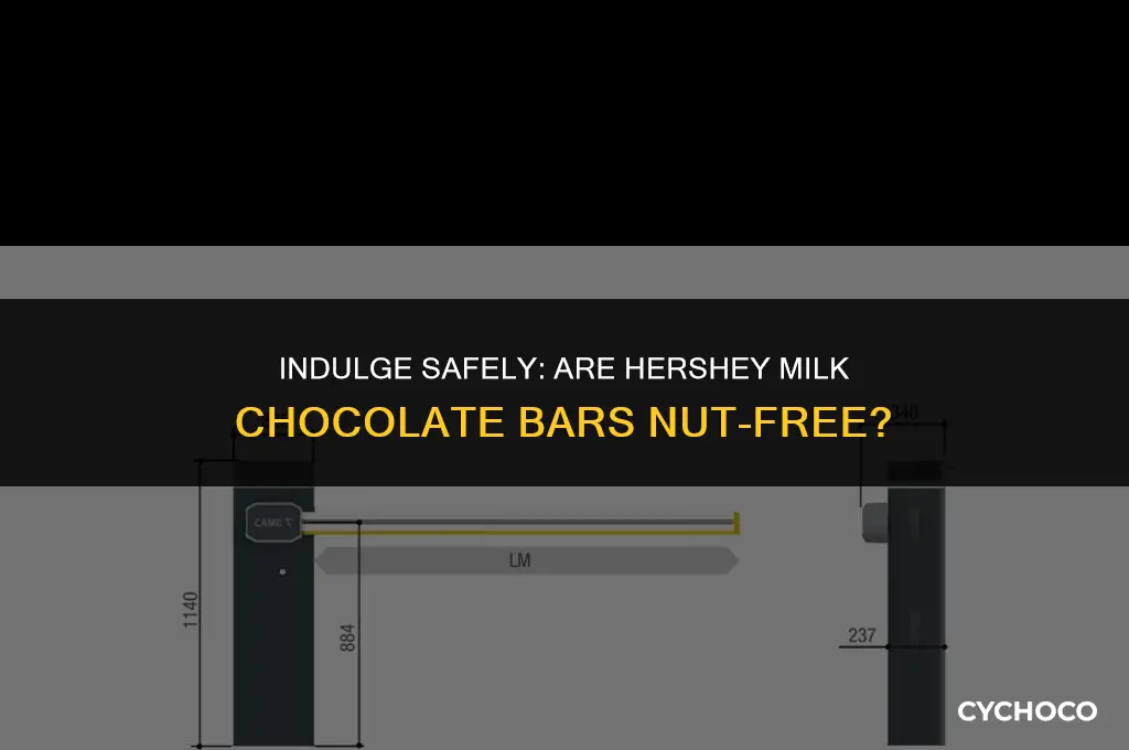 are hershey milk chocolate bars nut free