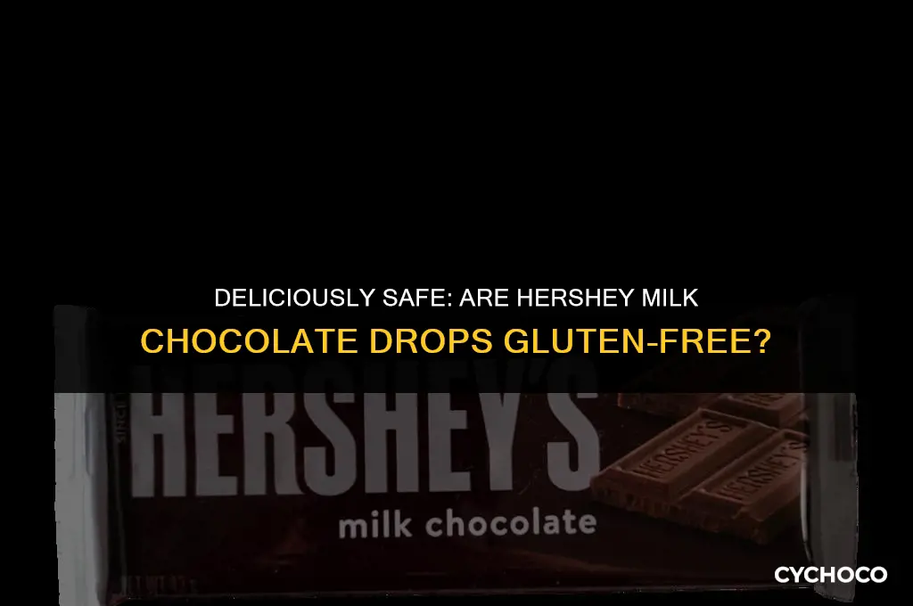 are hershey milk chocolate drops gluten free
